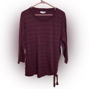 Burgundy Sonoma Top Size XL NWT
